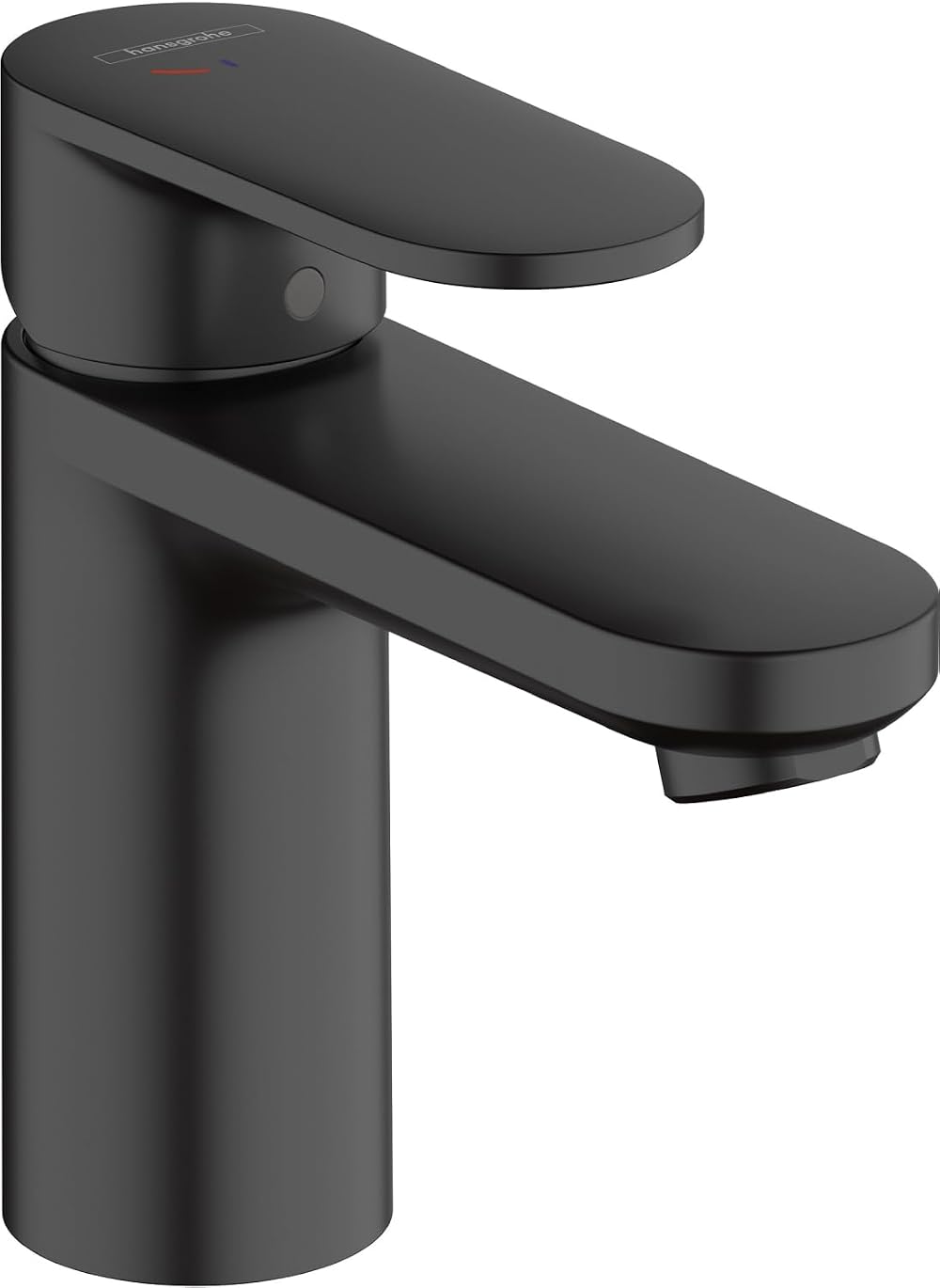 Hansgrohe Vernis Blend Basin Tap 100 matt black with pop-up waste