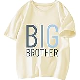 Big Brother T-Shirt Big Brother Shirt Toddler Boys Promoted to Big Bro Clothes Outfit Announcement Tees Top 2-7 Years
