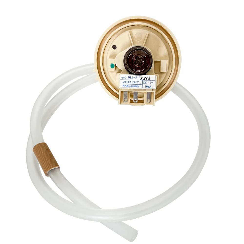 XFYBZN 6501EA1001C 6501EA1001R Washer Water Level Pressure Sensor Switch Assembly for LG Washing Machine WT5001CW WT7200CW WT1101CW WT4970CW Replacement Parts, Replace AP5204365, EBF62754506, 2651052