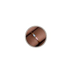 JSJOY November Birthstone Ring Citrine Crystal 14k