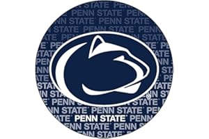 R AND R IMPORTS Penn State Nittany Lions 4 Inch Round Word Magnet Officially Licensed Collegiate Product