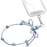 CASETiFY Charm Wristlet [Effortless Chic/Hands-Free/Easy Attachment] - Black/Ruby Red/Blush Pink/Sorbet Yellow