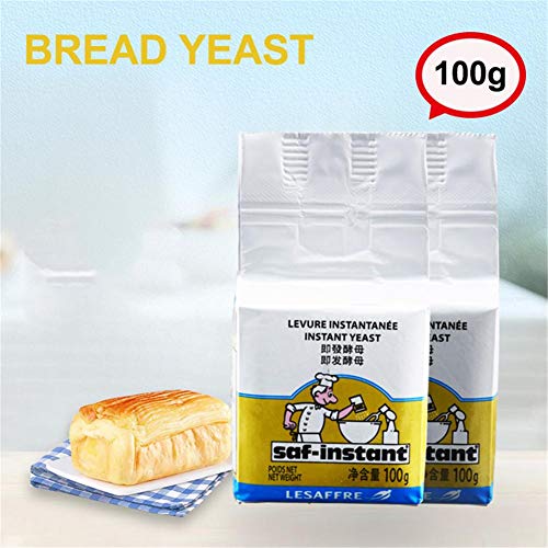 vividesire 100g Bread Yeast, Active Dry Yeast, RapidRise Instant Yeast