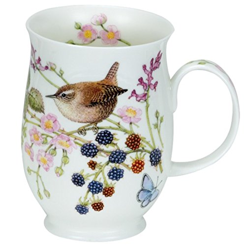 Dunoon Bone China Suffolk Hedgerow Birds Mug (Wren)