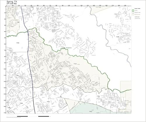 Spring Tx Zip Code Map Zip Code Wall Map Of Spring, Tx Zip Code Map Not Laminated: Amazon.com:  Office Products