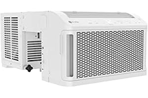 GE Profile ClearView Inverter Window Air Conditioner Unit, 10,300 BTU, U-Shaped Adjustable Depth, Energy Efficient Cooling up to 450 sq ft., Ultra Quiet, SMART Home Capable, Includes Remote, White
