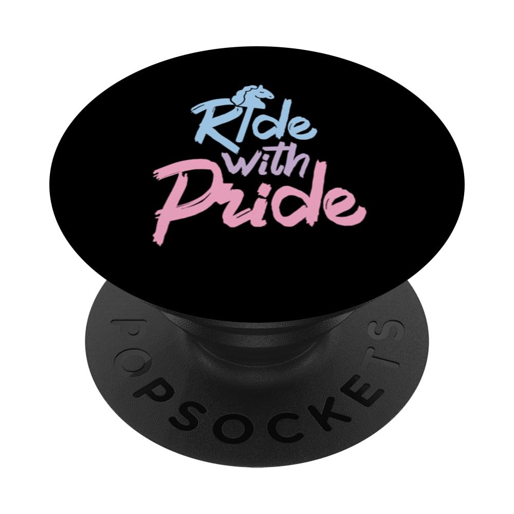 Ride with Pride - Hobby Horse Horsing PopSockets Swappable PopGrip