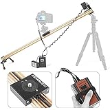 ASHANKS G1 47"/120CM Motorized Timelapse Slider Aluminum Dslr Camera Stepper Motor Sliders Dolly Track Rail for Electric Control Delay Photography Video Stabilization