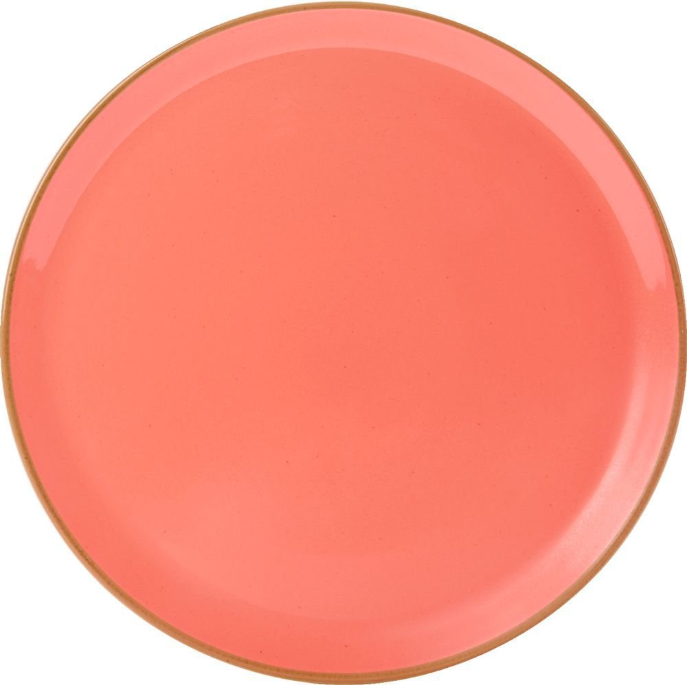Seasons 162932CO Coral Pizza Plate, 32 cm/12.5" (Pack of 6)