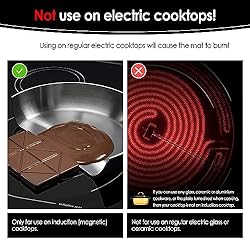 KitchenRaku Large Induction Cooktop Protector Mat