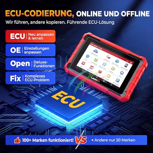 LAUNCH X431 Pros Elite OBD2 Diagnostic Device Car, Bidirectional Scanner with ECU Coding, Full System Diagnostics, 45+ Service Functions, CANFD & DOIP, FCA Autoauth, 2 Years Update