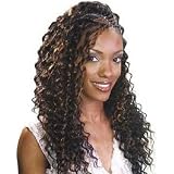 Freetress Braid Natur Twist Braid 22 – Synthetisches Flechthaar, Farbe 1B, Flammhemmend