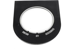 Cnonee1 Motorbike Dash Panel Nameplate Switch Cover For Harley For Softail FXST FLST 96-17 Aluminum Black