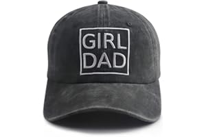 World’s Best Papa Mama Hats for Men Women, Distressed Cotton Adjustable Baseball Cap Gifts for Dad Mom