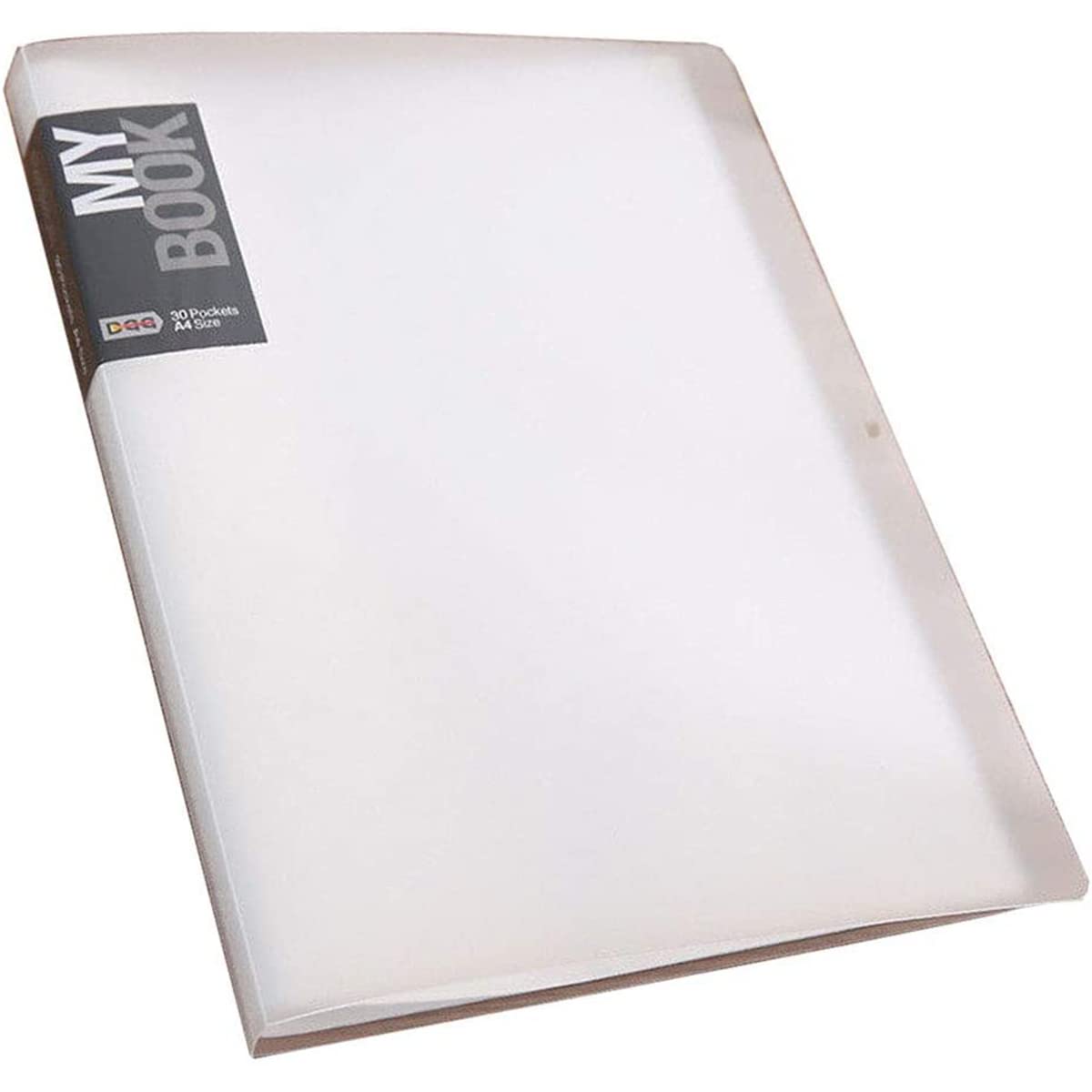A4 Binders File Folders Sheet Presentation Book 60 Pages Capacity File Folder Racks Transparent