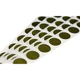 My Scratch Offs 0.50 in Gold Round Scratch-Off Stickers, 100 Pack | Ideal for concealing text on cards, small raffle tickets, teacher rewards, wedding favors, baby cards, or custom game reveals