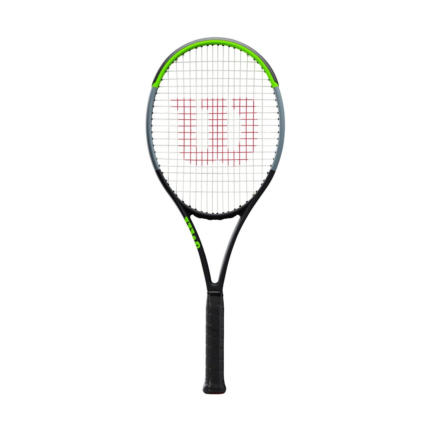 Wilson Tennis Racquet, Blade 100UL V7.0, Unisex, Adult, Handle: 4'', Graphite, Black/Grey/Lime Green, WR014110U0