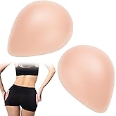 Macuezu Hip Dip Pads for Shapewear, Silicone Butt Pads for Women, Reusable Hips Enhancer Shapewear, Self-Adhesive Butt Pad for an Instant Hourglass (Skin Color)