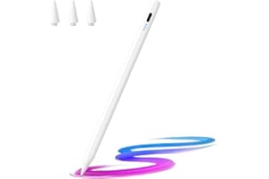 JAMJAKE Stylus Pen for iPad 2018-2025, 10 Mins Fast Charge with Tilt Sensitivity & Palm Rejection, Compatible with Apple iPad 6-11 Gen, iPad Air 3/4/5/M2/M3, iPad mini 5/6, iPad Pro 11"/12.9"/M4