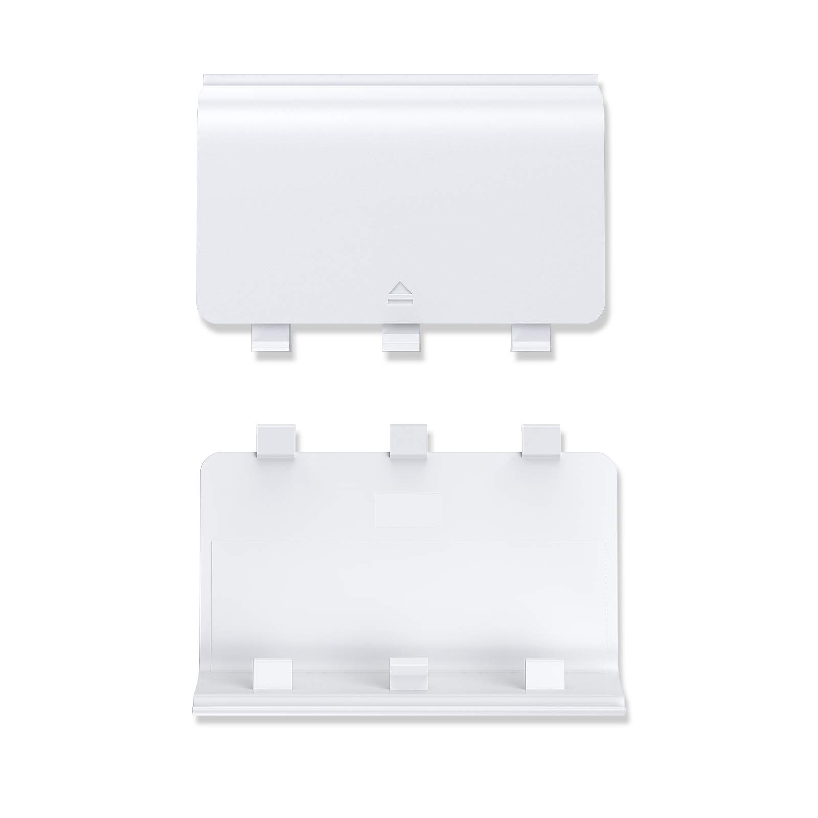 4 Pack Battery Back Cover for Xbox One/One S/One X Controller [NOT for Xbox Series X/S], Avorast Replacement Battery Back Shell Covers Compatible with Xbox One, One S, One X Controllers (Black&White)