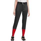 QBK Women's Softball Pants - Lightweight Quick Dry Polyester Knicker for Baseball & Fastpitch