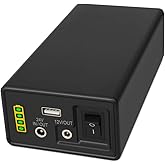 TalentCell 24V Lithium ion Battery PB240B1, Rechargeable 42980mAh 159Wh Li-ion Battery Pack with DC 24V/12V and 5V USB Output