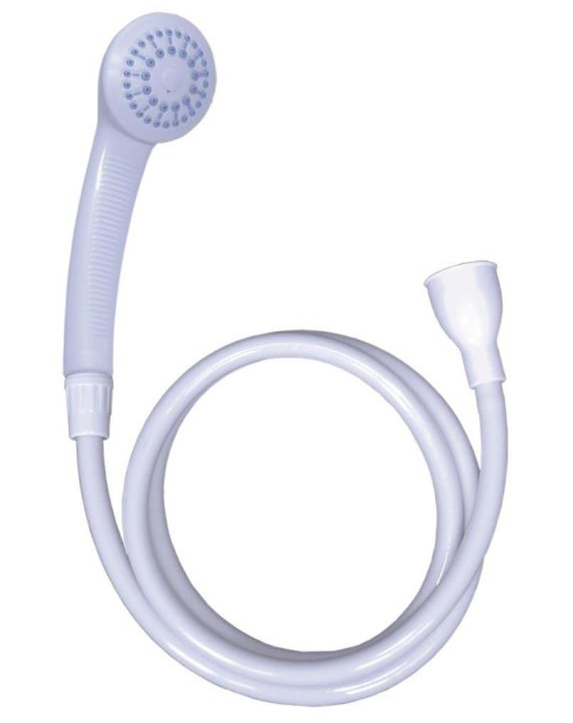 Tap Shower Head Attachment – Push-On Hose for Bath & Sink Taps (Fits Round Taps up to only 2.2cm) – Pet, Hair Washing & Guest Shower