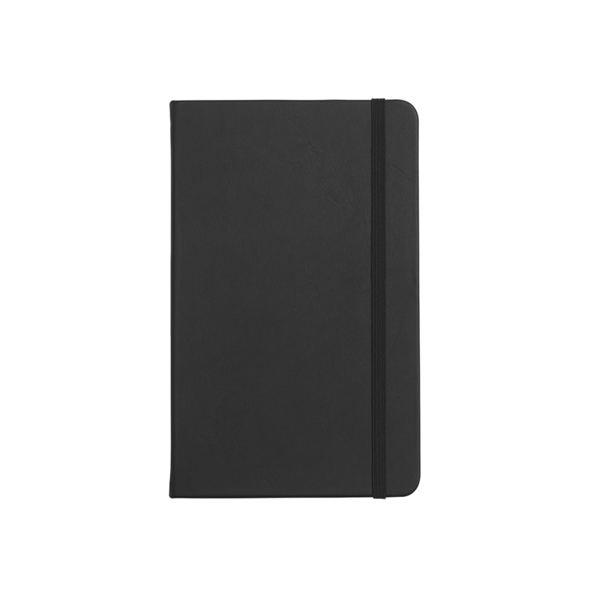 Papier Everyday Notebook - Black, 13 x 21cm | Lined Journal Book with Expandable Back Pocket | For Note Taking, Journalling, List Making, School, University Essentials or the Office | FSC Paper
