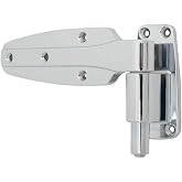 Kason 1248 Spring Assisted Hinge, 2 Inch Offset, Polished Chrome Finish, 11248000030