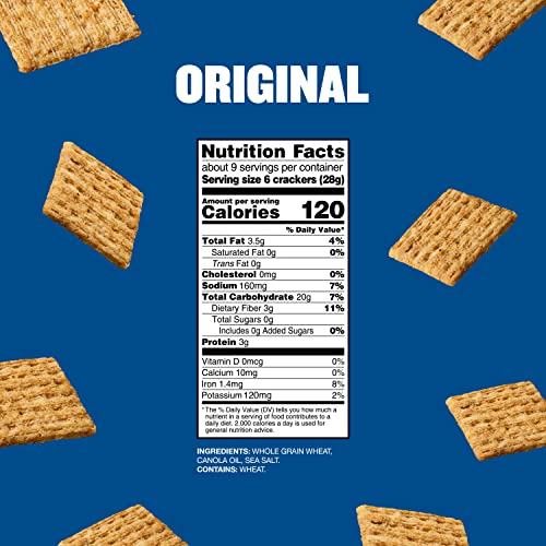 Triscuit Original Whole Grain Wheat Crackers, 12 8.5 oz Boxes