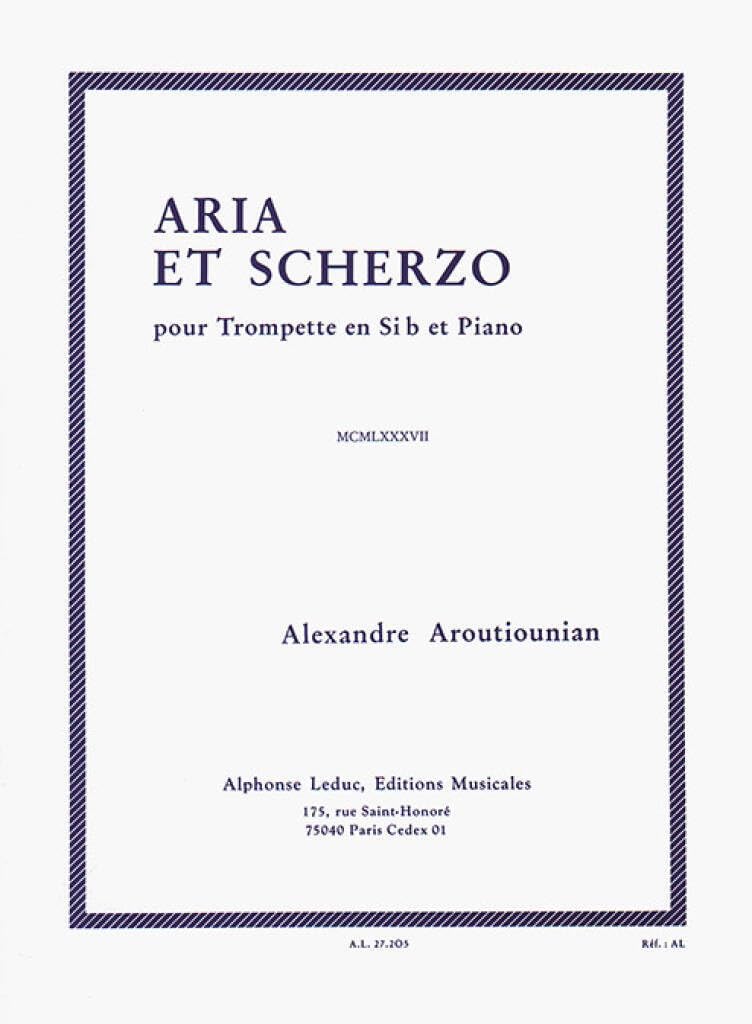 Alexandre Aroutiounian: Aria et Scherzo (Trumpet & Piano)