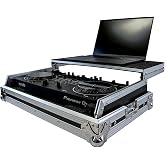 DDJ-REV1 Flight Case Fits Pioneer DJ Controller Laptop Tray Harmony Cases | Road-ready gig protection, glide shelf holds your computer while mixing, rugged touring build, easy transport between shows