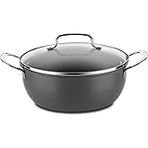 Cuisinart 650-26CP Chef's Classic 5-Quart Chili Pot with Cover Nonstick-Hard-Anodized, Black
