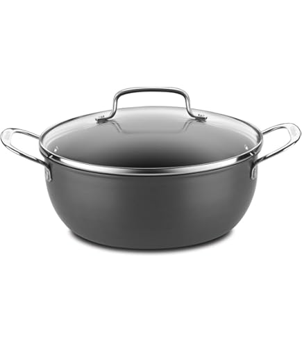 Cuisinart 6 Qt. Anodized Aluminum Non-Stick Stockpot with Tempered