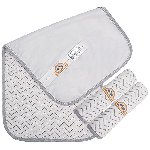 BlueSnail Ultra Soft and Absorbt Bamboo Quilted Waterproof Changing Pad