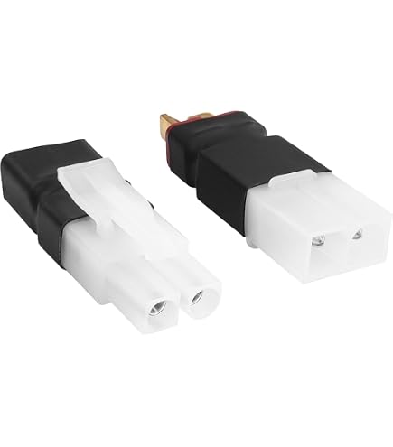 Deans T-Stecker Auf Mini-Tamiya Adapter Set – Passt Auf Akku, ESC & Ladegerät