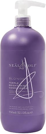 Neal & Wolf Blonde Purple Shampoo & Conditioner 950ml Duo Brightening Toning view 6