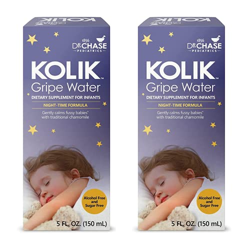 Dr. Chase Kolik NightTime Gripe Water for Babies Colic Relief with