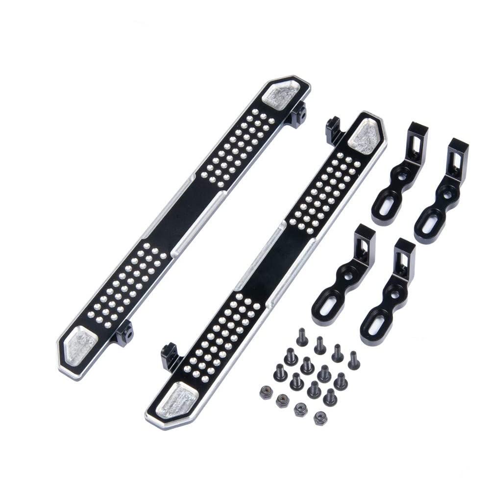 WANGCL RC Cargo Net Roof Rack Accessories Elastic Storage Net with Hook for 1/10 RC Car RC Crawler Monster Trucks Compatible with Traxxas trx-4 T4- Red