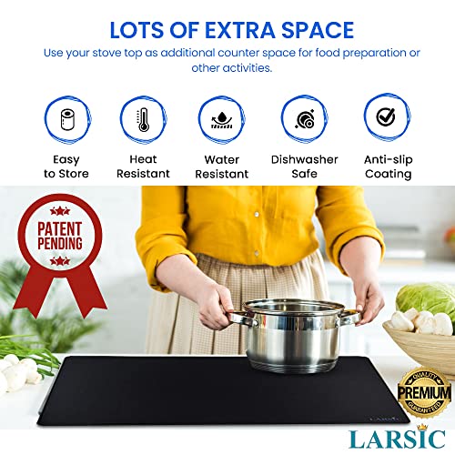 Larsic Stove Cover Protects Electric Stove Washer Dryer Top. Anti