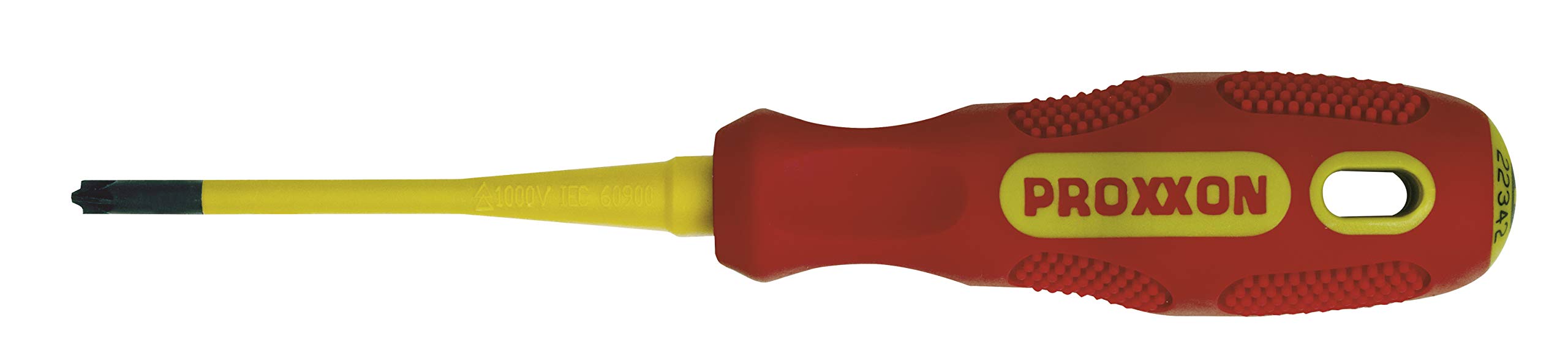 Proxxon Flex-DOT Screwdriver VDE (PZ 2 x 100 mm, Slim-Type Blade, for Tight Components, for Electrical Installation, up to 1,000 V AC Voltage) 22344