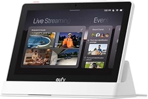eufy Security eufy Smart Display E10, Smart Home Hub, 8" Control Panel, Compatible Devices, Four Views on One Screen, Instant Door Alerts, Daily Event Reports, One Tap Control