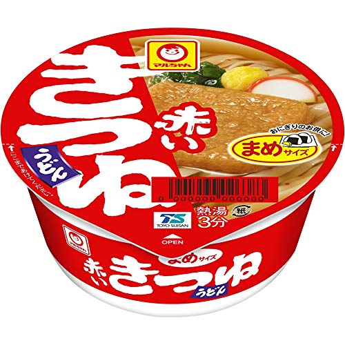 東洋水産 赤いきつね マルちゃん 赤いまめきつねうどん 41g×12個 (ミニサイズ)商品画像