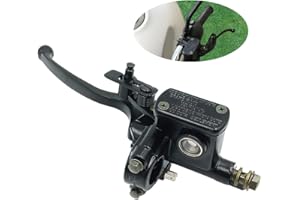 Triumilynn 7/8" 22mm Left Brake Lever Master Cylinder for 50CC 70cc 90cc 100cc 110cc 125cc 150cc 200cc 250CC Motorcyle Kids ATV Quad Moped Pit Dirt Bike