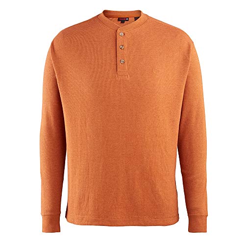 WOLVERINE Men's Walden Long Sleeve Henley Shirt, Russet Heather