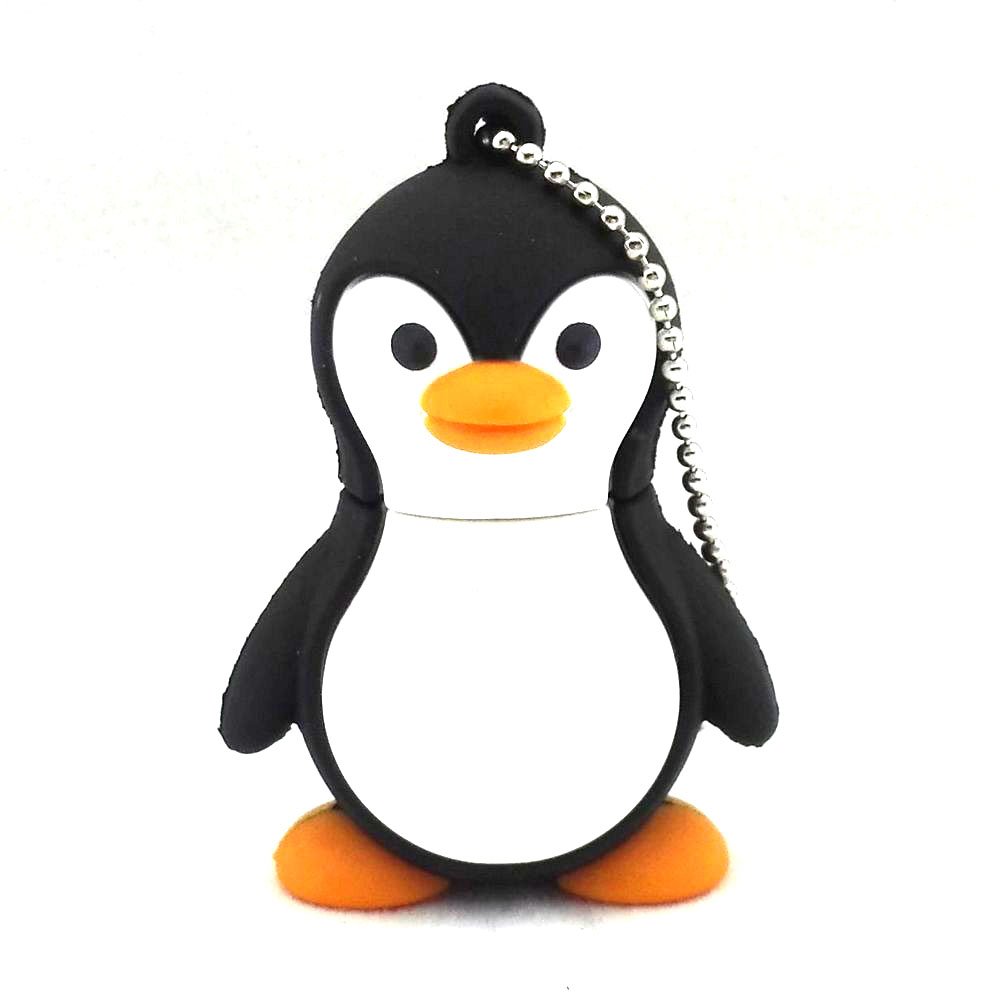 Aneew 32GB Pendrive Cartoon Animal Penguin USB Flash Drive Memory Thumb Stick