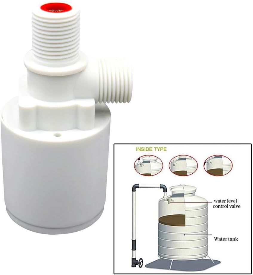 2 Stück Schwimmerventil Edelstahl - 3/4 Zoll Für Wassertank & Pool