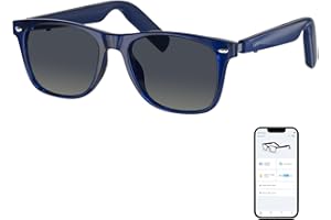 GetD Bluetooth Sunglasses for Men/Women, AI Translator Powered by GPT, 11H Battery, Polarized UV Protection, Smart Eyewear