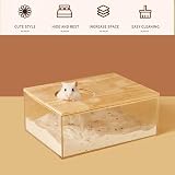 PLUSHCEWT Hamster Sand Bath Container for Syrian Mice Gerbils 15.5x10.5x6 cm view 3