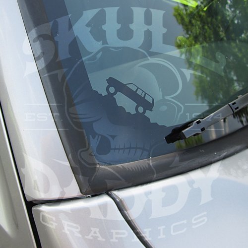 Skull Daddy Graphics Corner Climbers Windshield Stickers Decals